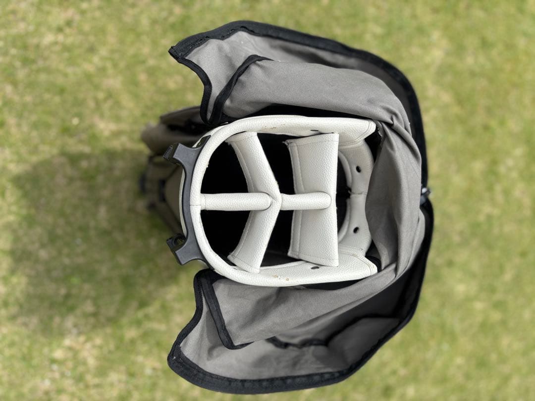 木の庄帆布 スタンド式グレーキャディバッグ