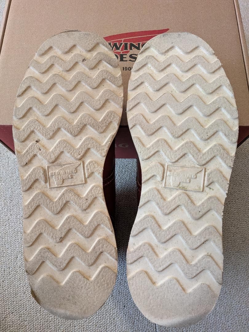 レッドウィング 四角犬タグ アイリッシュセッター ブーツ 8875 7E 25