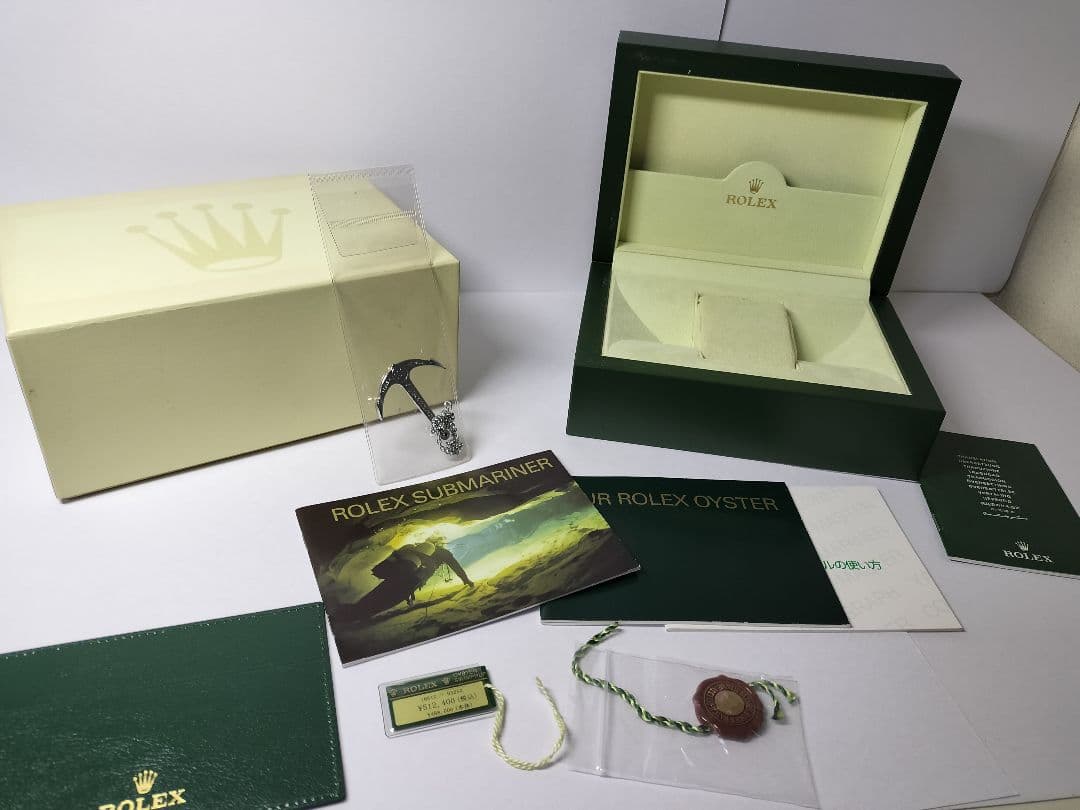 ROLEX Submariner 16610内外 箱、アンカー付き付属品セット