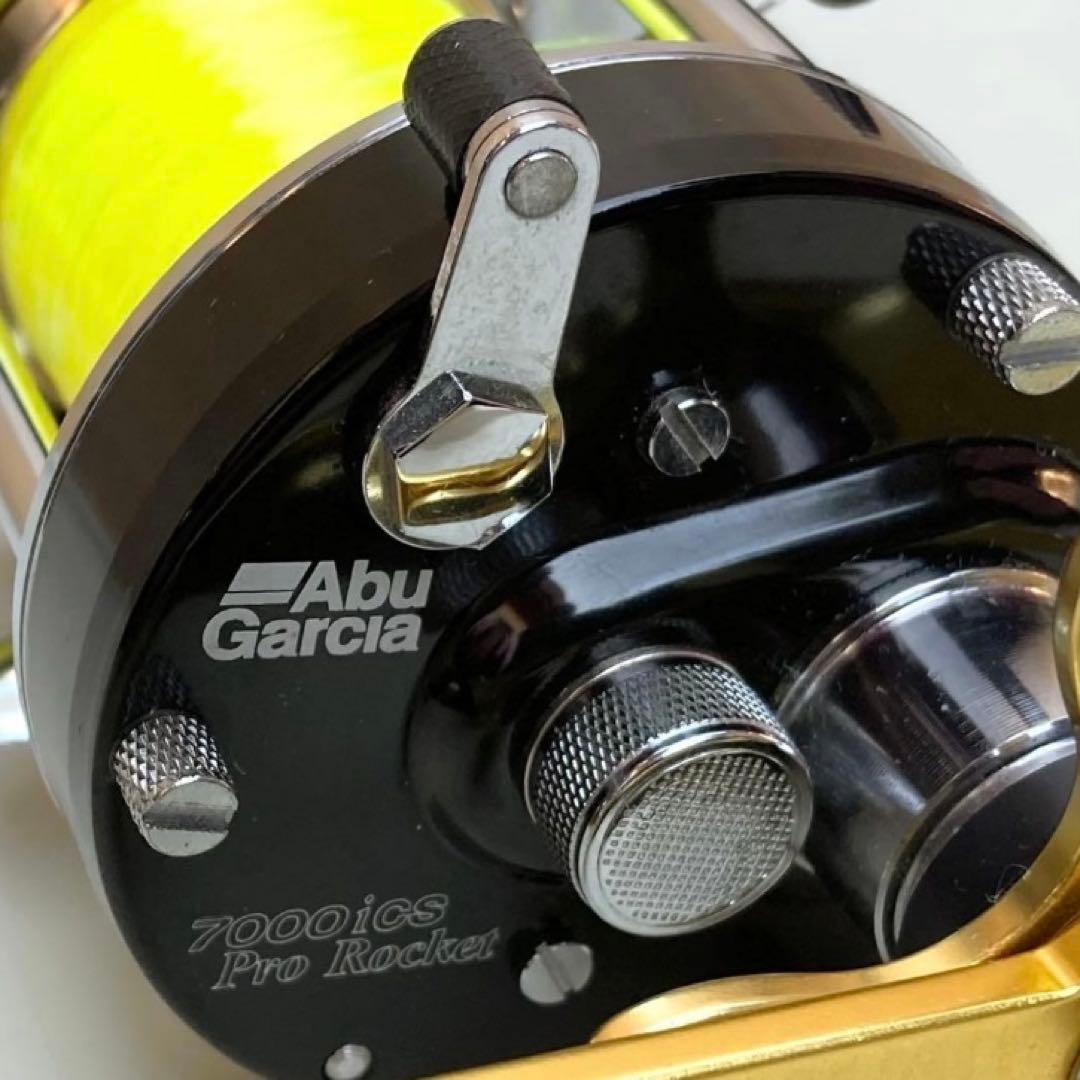 美品 アブガルシア アンバサダー 7000iCS Pro ロケット 両軸リール