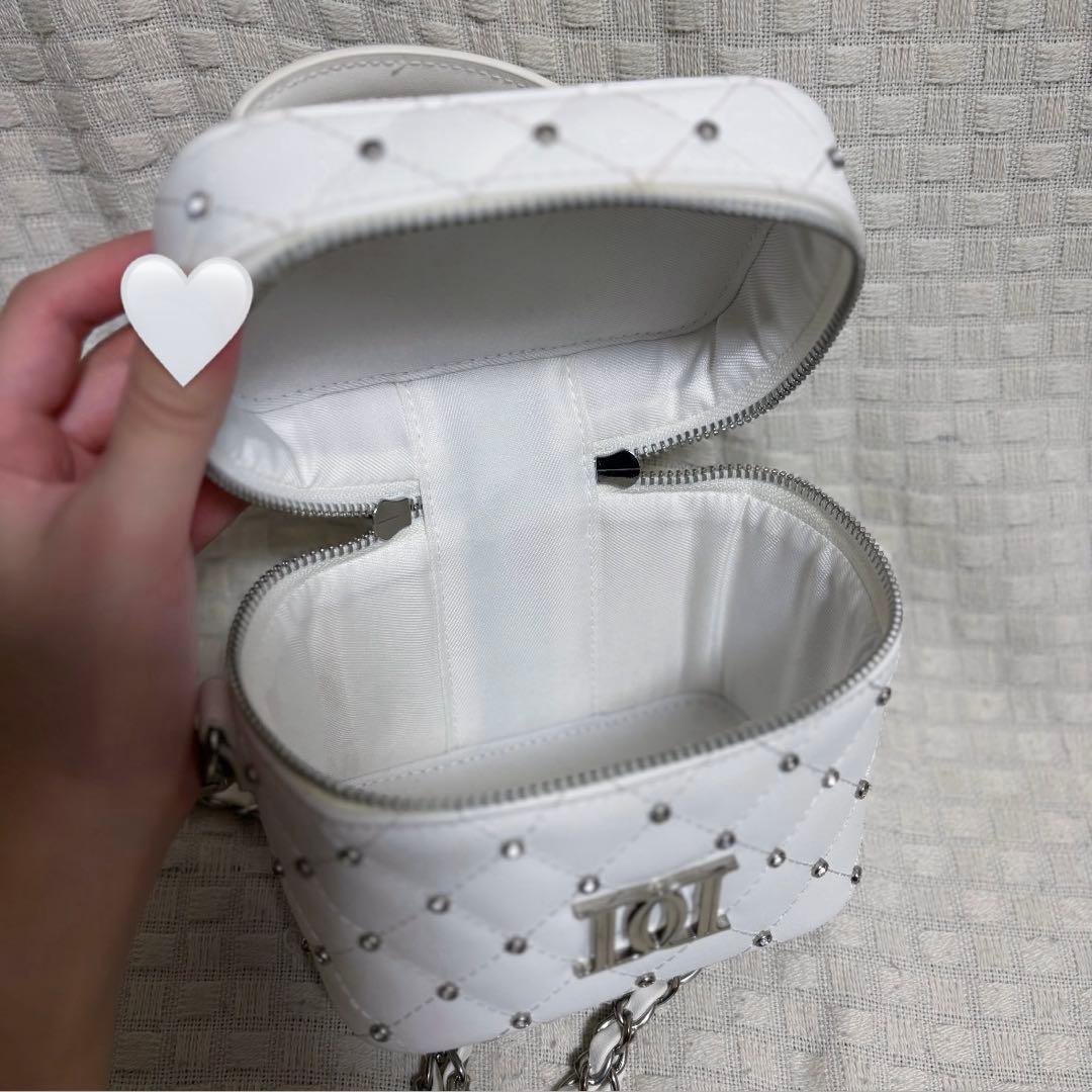 Darich キルティングビジュースクエアミニバッグ　バニティ　未使用