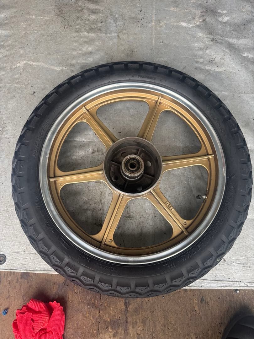 cb250t.400t.250n.400n ビートタイプホイールタイヤ付きセット