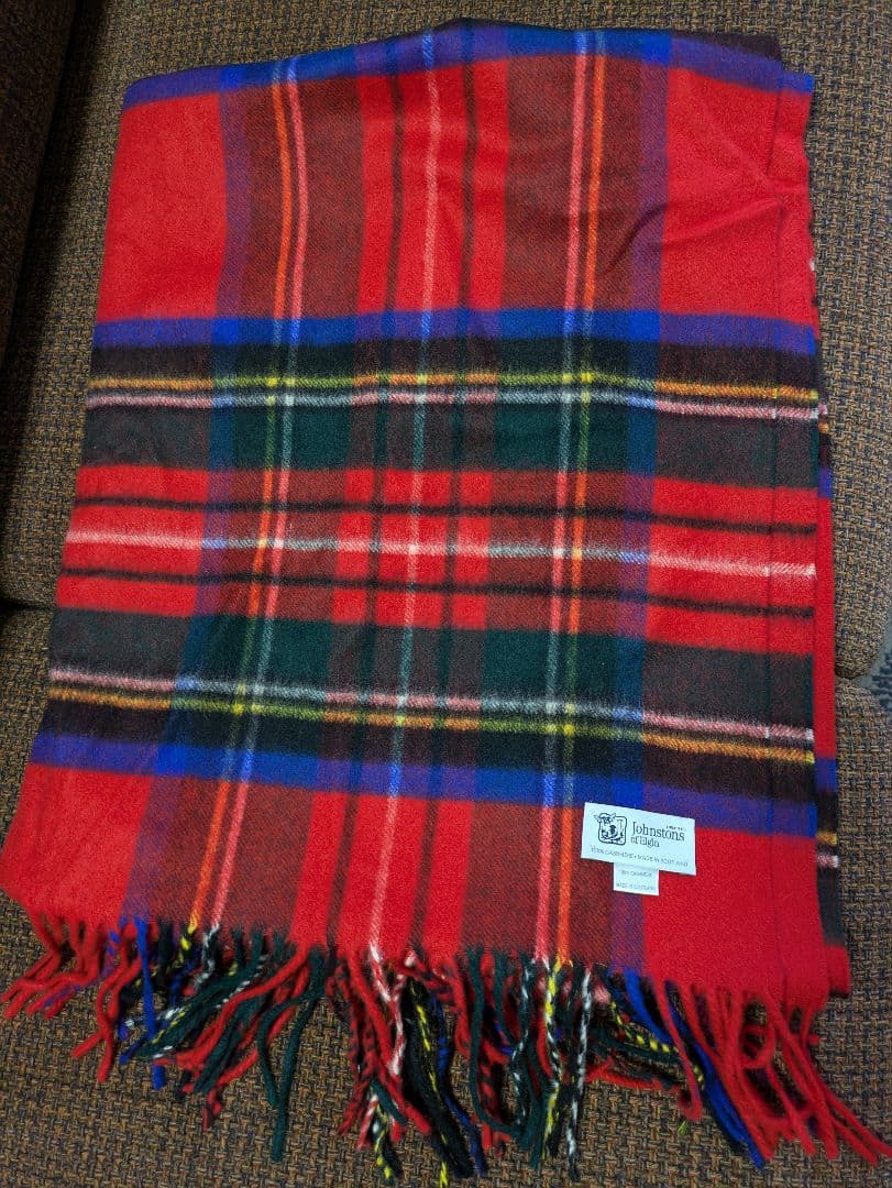 Johnstons of Elgin 大判カシミヤ ストールマフラー