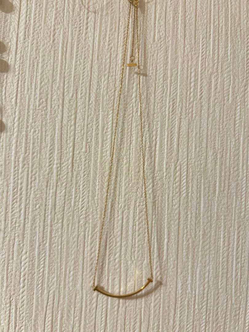 tiffany&co Tスマイルネックレス　美品