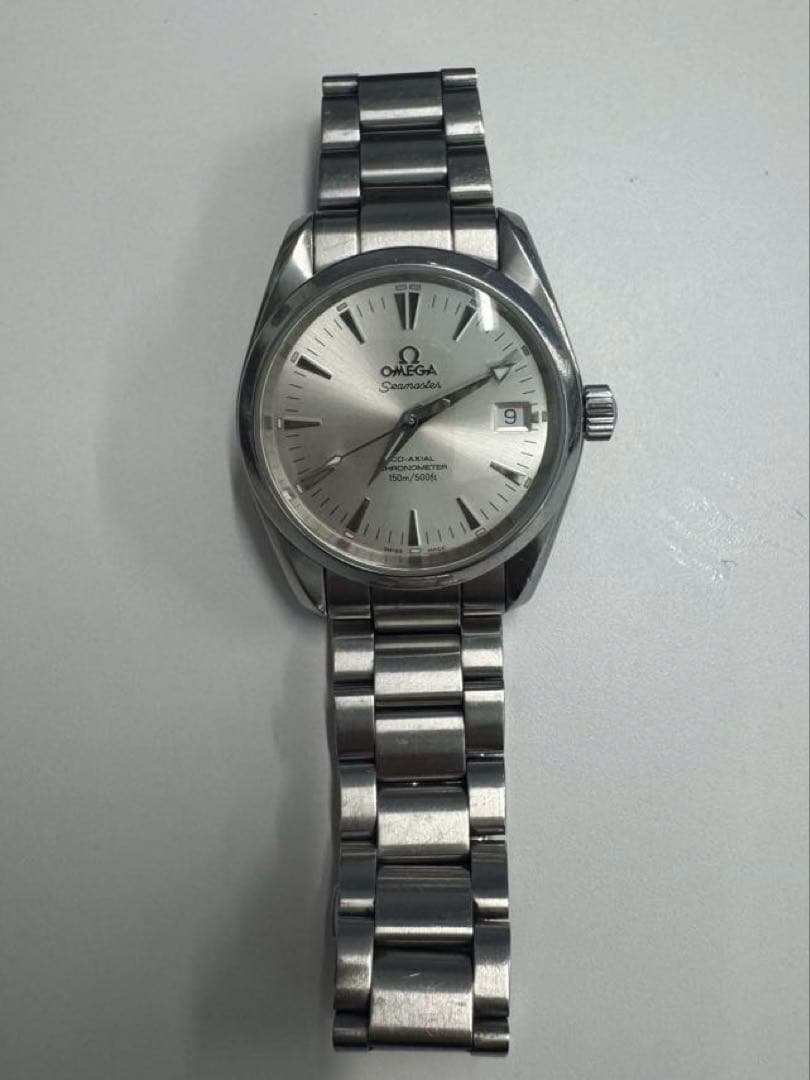 オメガシーマスター　アクアテラ　コーアクシャ36㎜　2504.30 シルバー