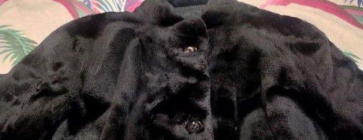 美品●Chombert●サガミンク●シェアード●コート●銀サガ●ネーム刺繍なし