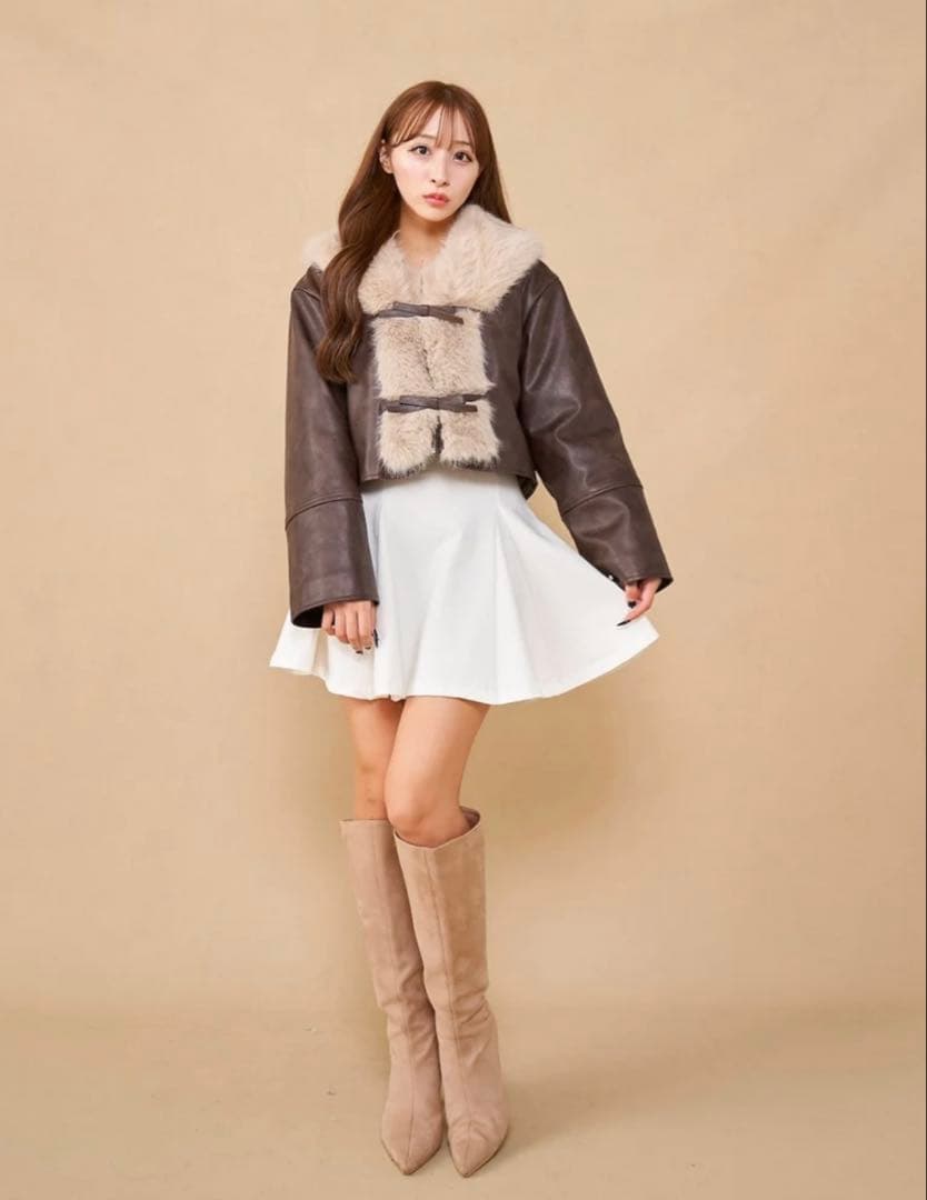 darich ダーリッチ リボンベルトヴィンテージレザージャケット