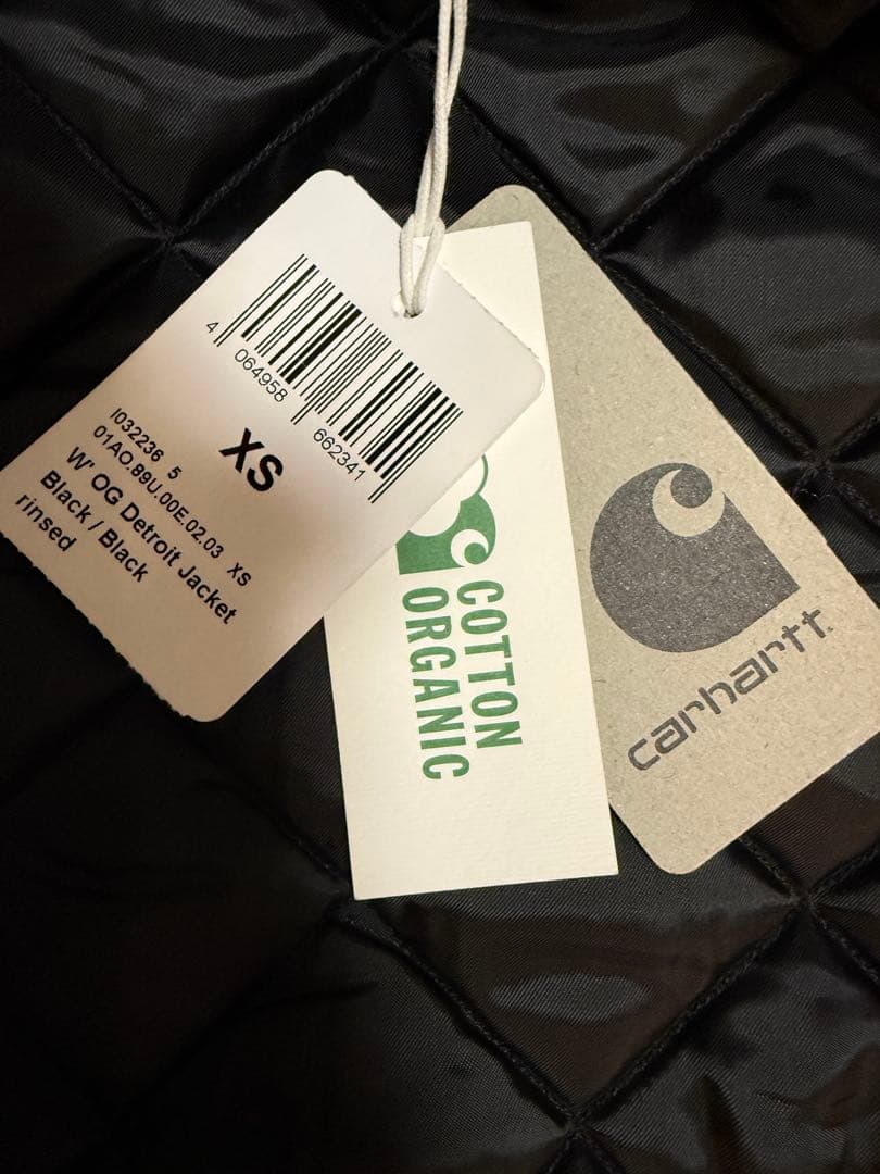 新品タグ付 カーハート WIP デトロイトジャケット XS 黒 国内正規品