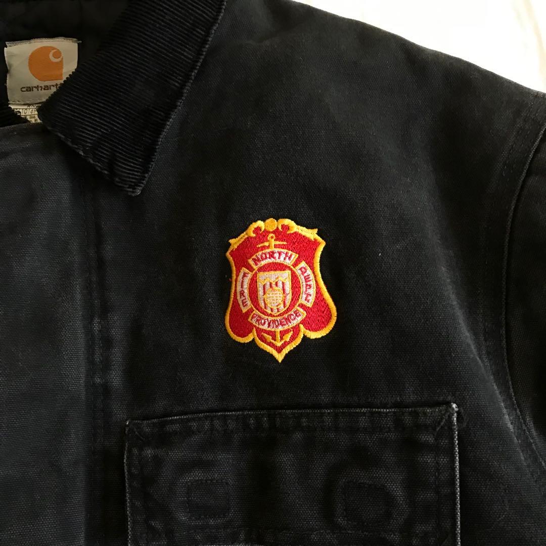 Carhartt C26 BLK トラディショナルコート BLACK 企業ロゴ