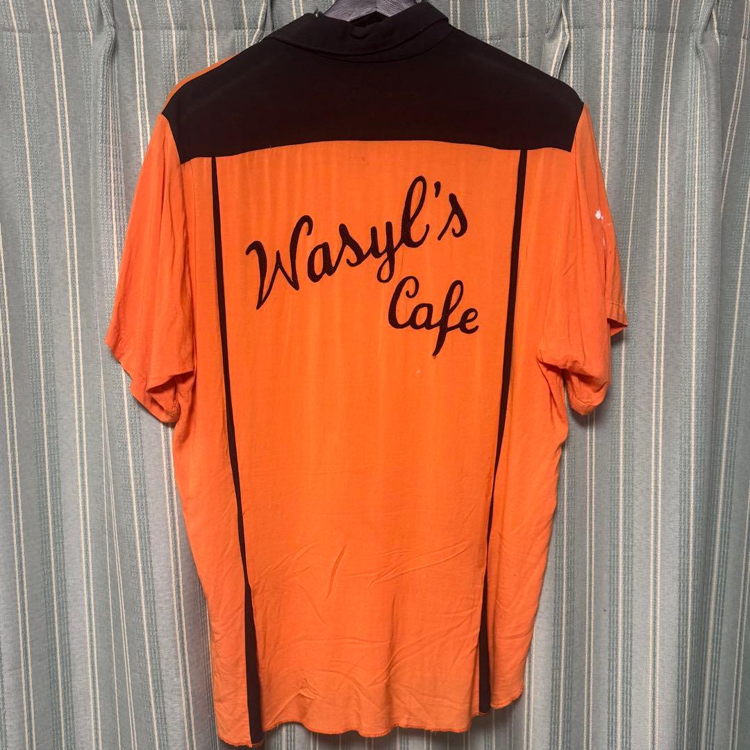 50s ボーリングシャツ　レーヨンシャツ　ヴィンテージ