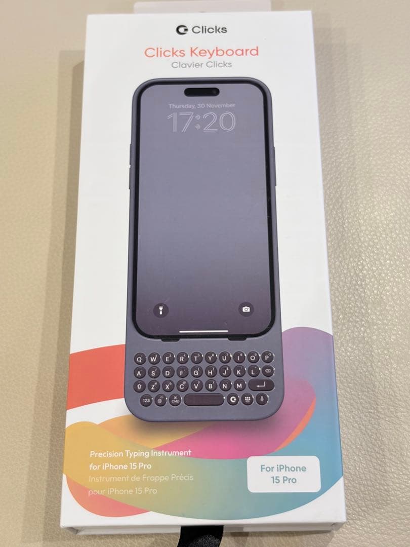 iPhoneアクセサリー Clicks Keyboard iPhone15 Pro
