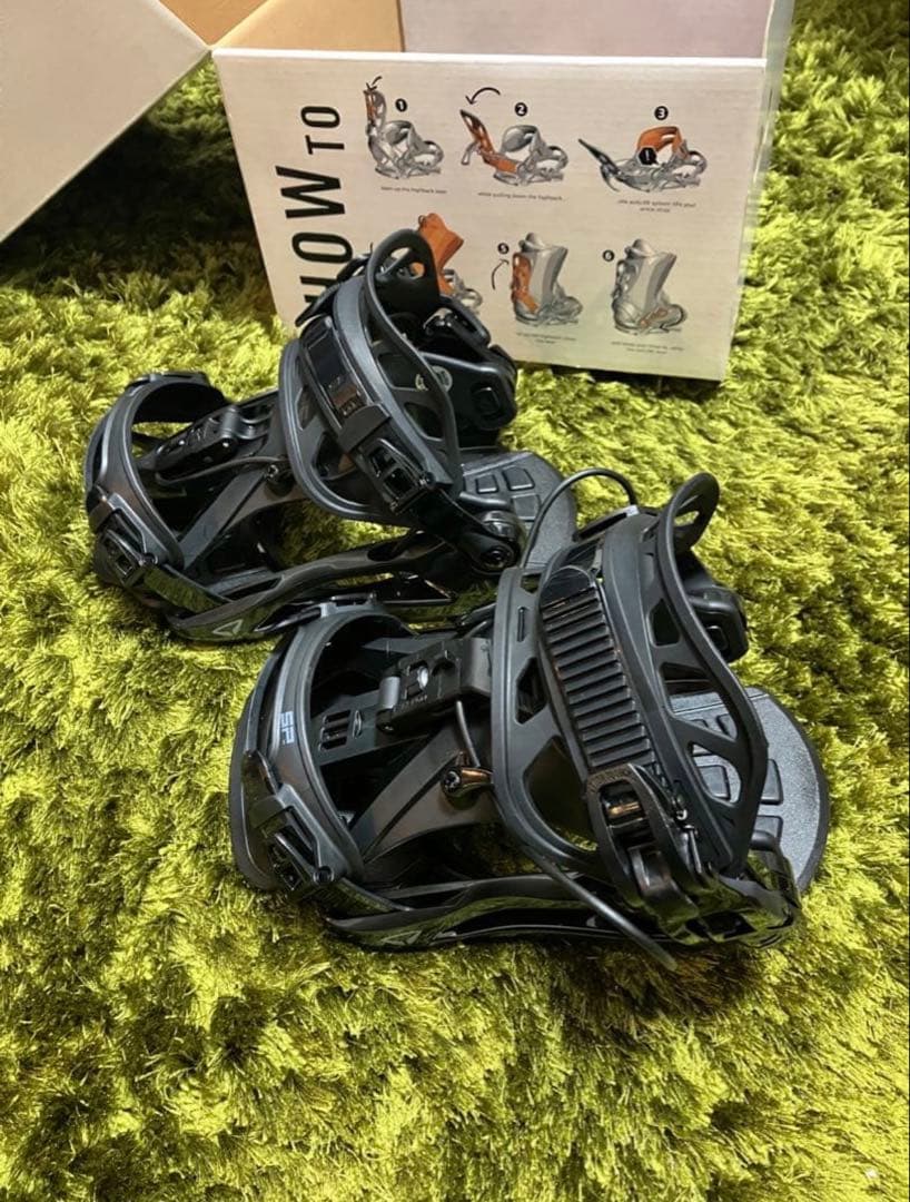 SPスノーボード ビンディング ブラック