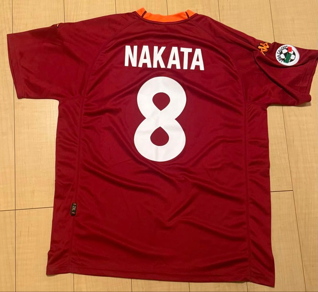 ASローマ　#8 中田英寿 00-01 シーズン　ホーム　レプリカユニフォーム