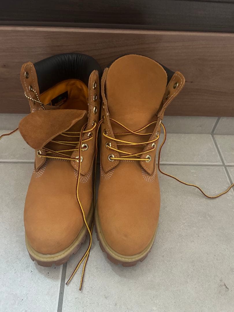 Timberland ハイカットブーツ ベージュ 7 1/2 Wサイズ