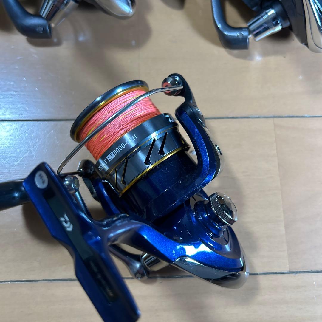 中古品 Daiwa スピニングリール ３個セット