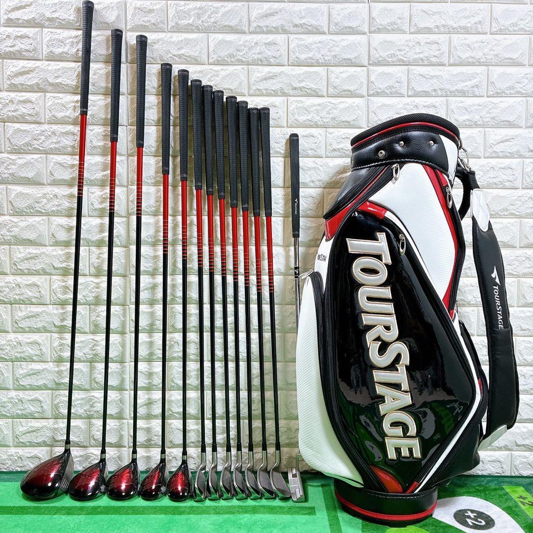 【美品】初心者 TOURSTAGE V773 メンズ ゴルフクラブ フルセット