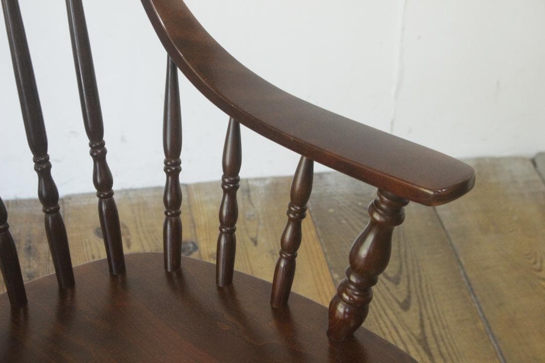 在庫3脚 柏木工 ウィンザーチェア ダイニング 椅子 アーム ビーチ材 レトロ