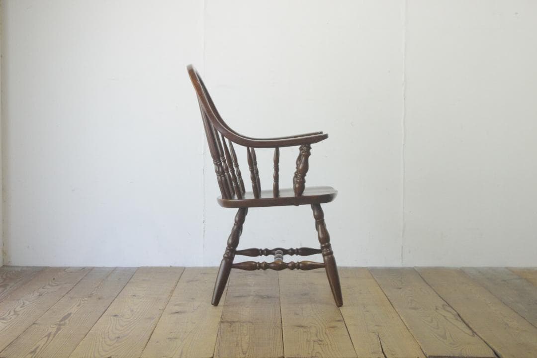 在庫3脚 柏木工 ウィンザーチェア ダイニング 椅子 アーム ビーチ材 レトロ