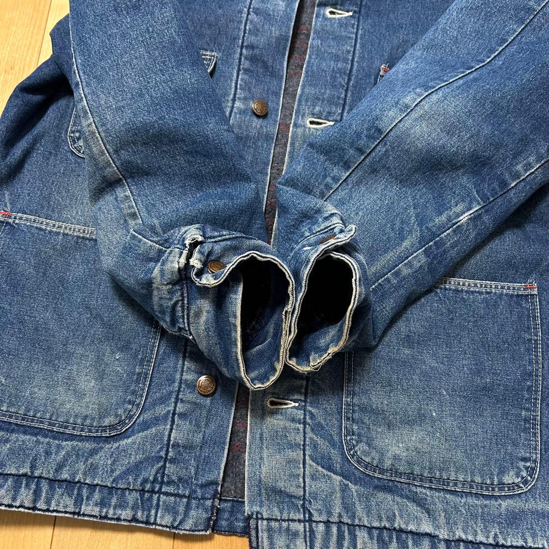 70s-80s BIG BEN デニムカバーオール 裏地ブランケット USA製