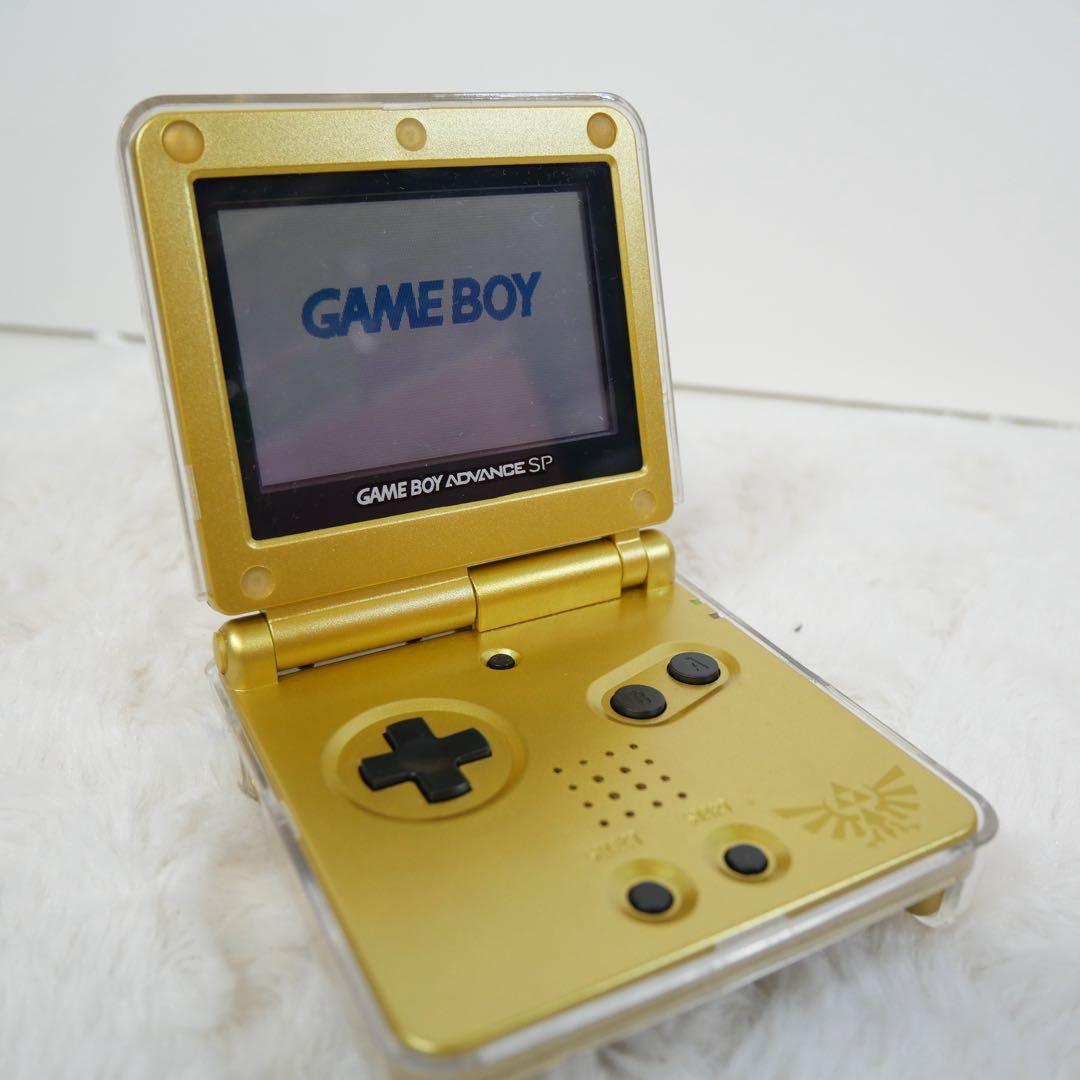 希少ゲームボーイ アドバンス SP ゼルダVer 美品 GBASP 通電確認済