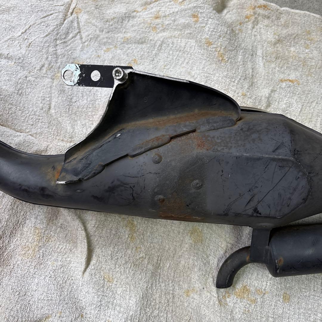 スズキ　純正　レッツ2 ZZ マフラー　ユーロチャンバー　パーツ　アドレス