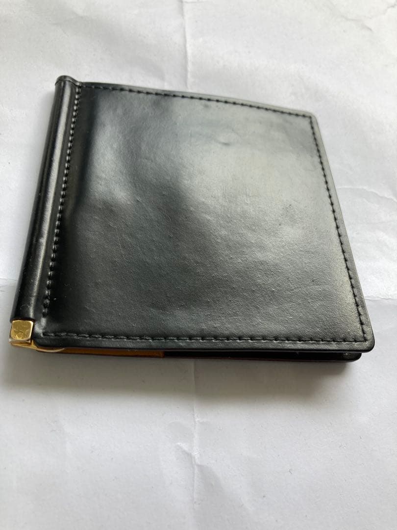 ガンゾ シェルコードバン2 ホーウィン シェルコードバン マネークリップ