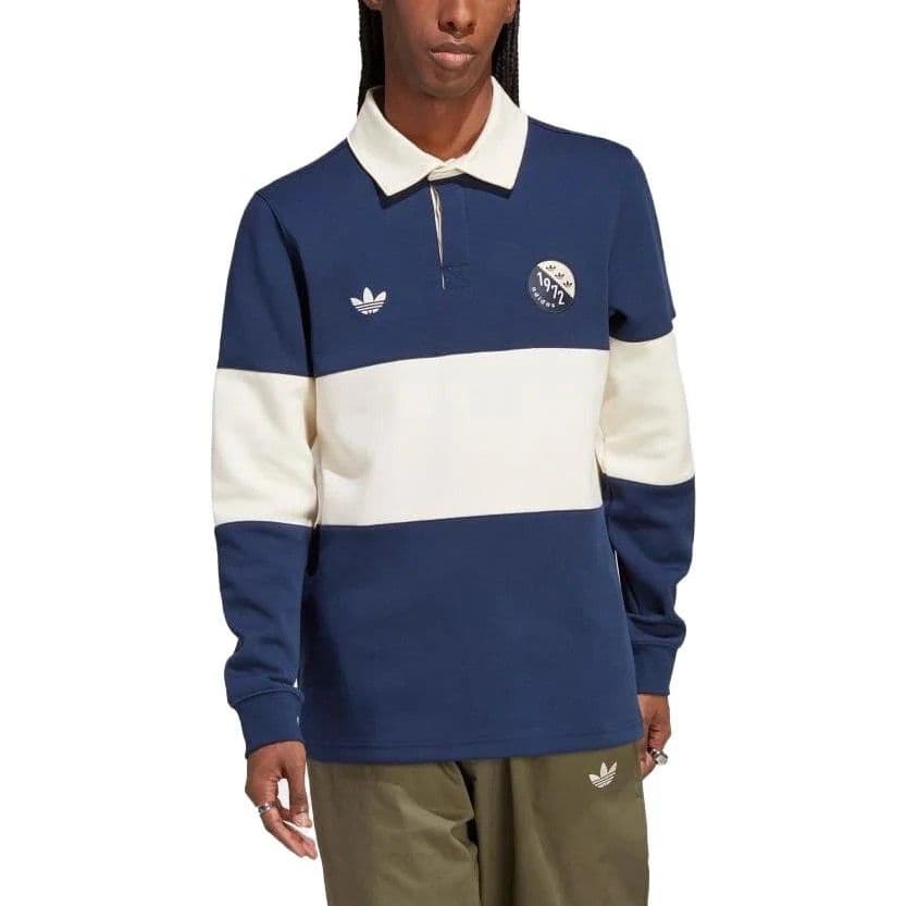 【美品・稀少サイズ5XL】アディダスオリジナルスBlokepopラグビーシャツ