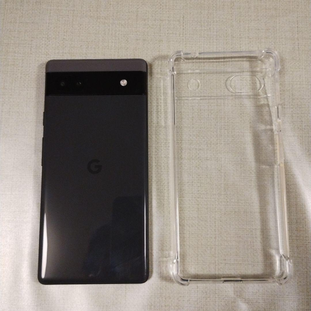 Google Pixel 6a 黒 クリアケース付き