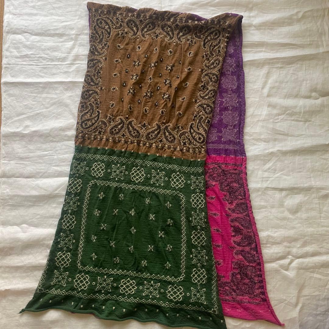 kapitalキャピタル 縮絨 マフラー ストール バンダナ