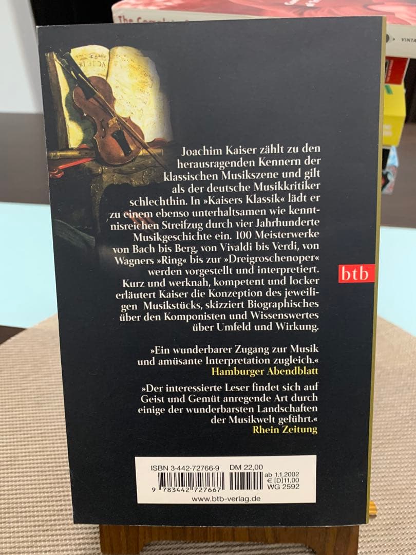 希少　Joachim Kaiser Kaisers Klassik