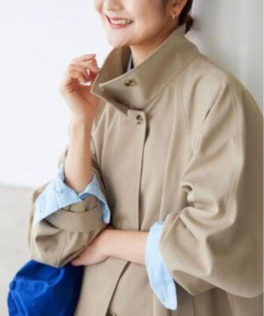 SLOBE IENA テントラインショートコート