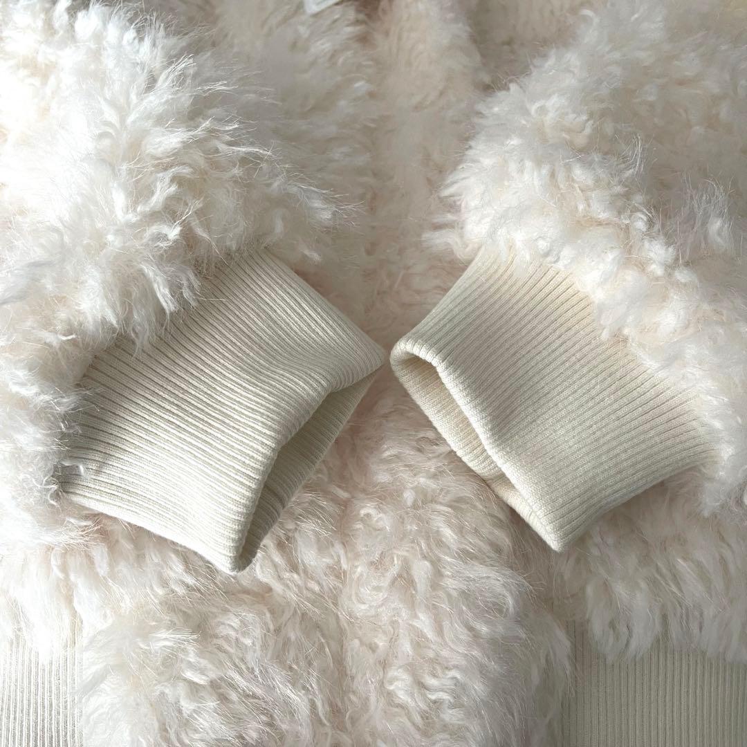 新品タグ付き⭐︎CADUNE カデュネ　ボアブルゾン　川上桃子　ファー　36