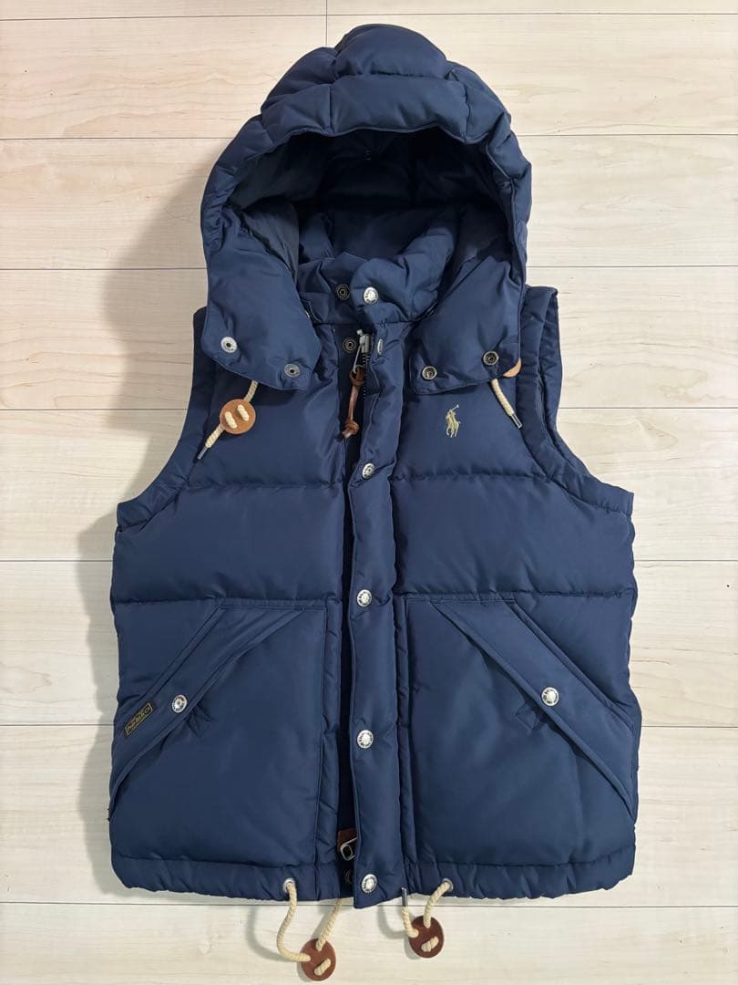 ポロラルフローレン ダウンベスト フード付き 2WAY仕様 ポニー刺繍　未使用