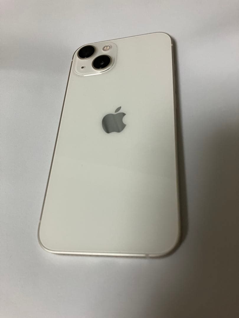 0*6様 Apple iPhone 13 ホワイト バッテリー100% simフ