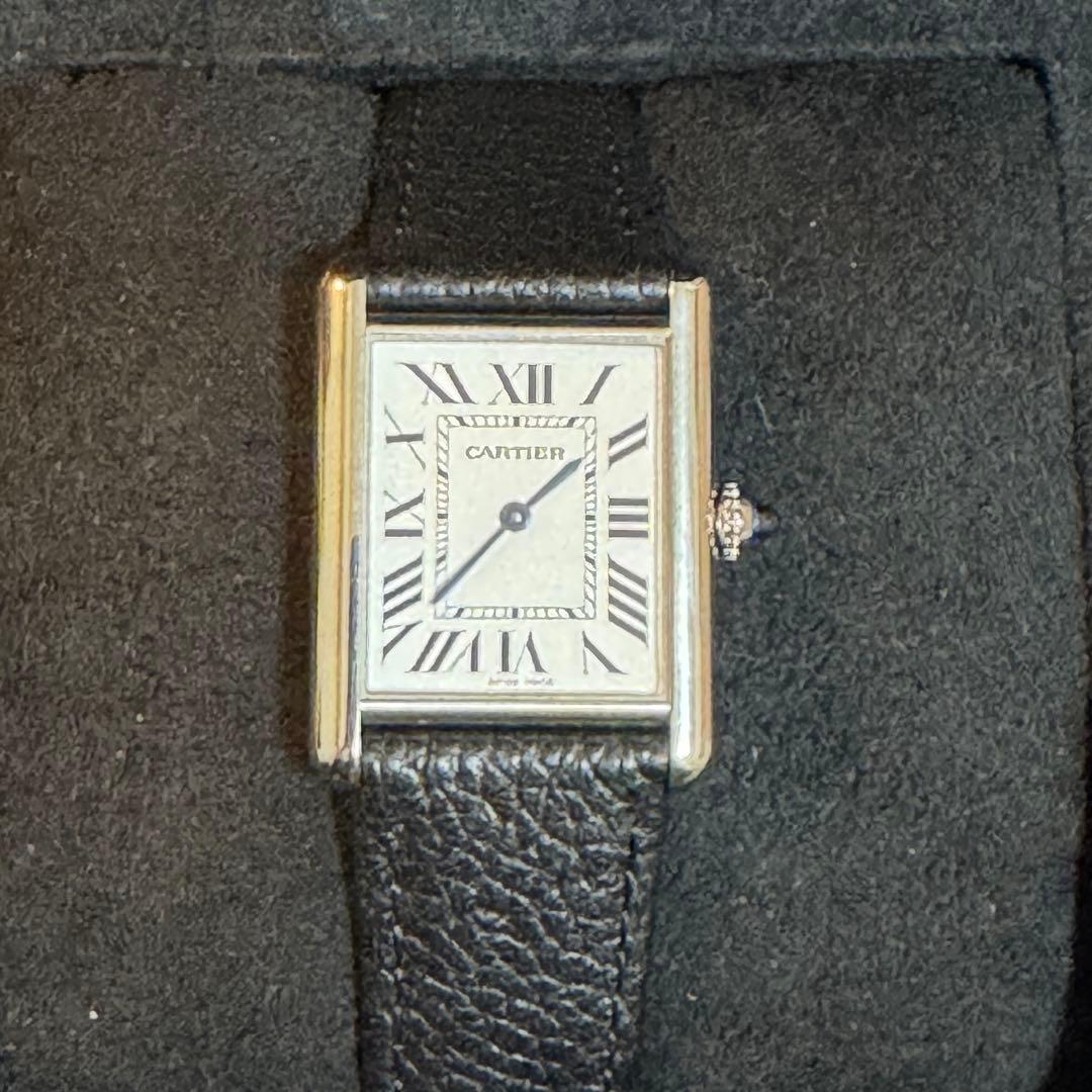 カルティエ　タンクマストLM WSTA0041　社外ブレス付き