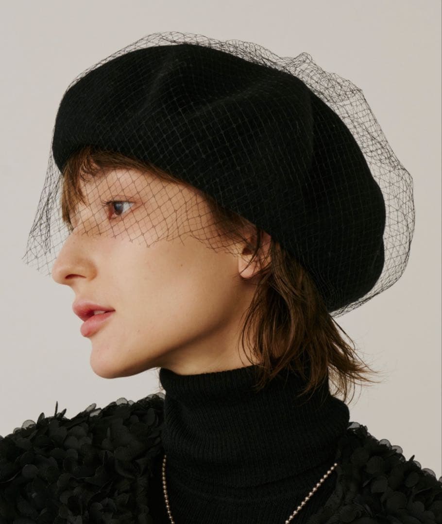 PERNA チュールベレー帽