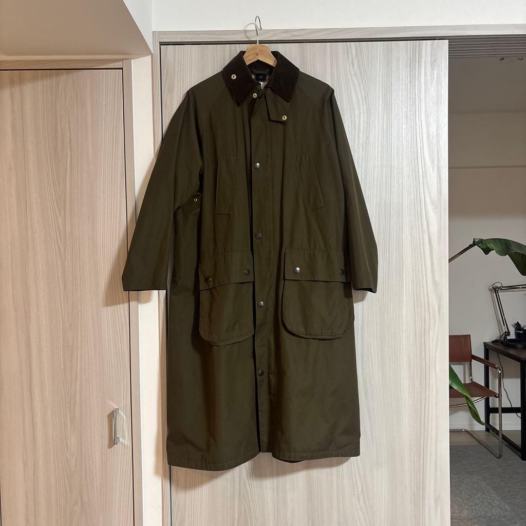 バブアー×ビームスボーイ 別注バルベニーロングジャケット