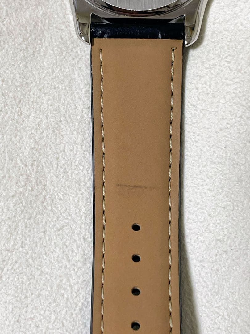 SEIKO SCXP031 シルバー文字盤 レザーベルト