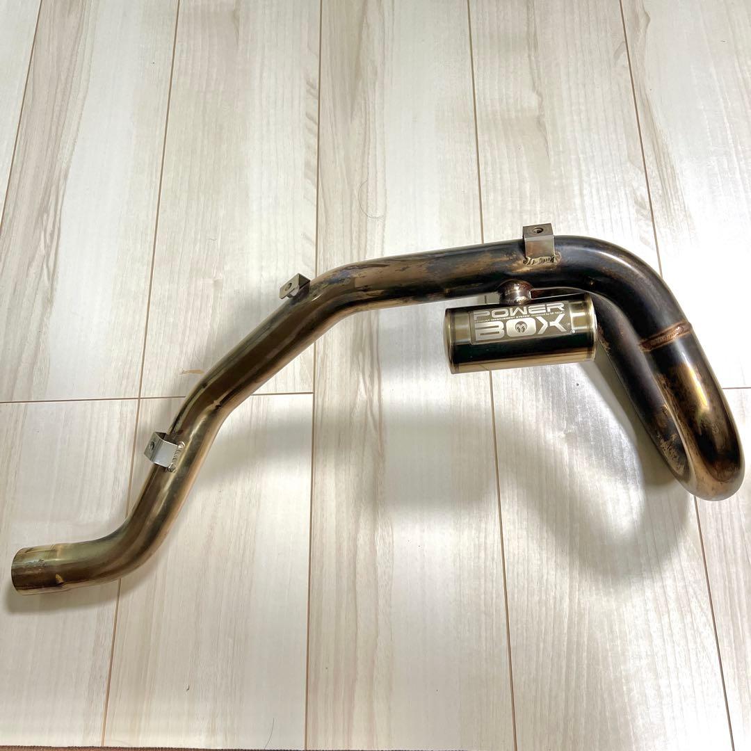 【限定価格】セロー250 パワーボックス　マフラー エキパイ　SP忠男