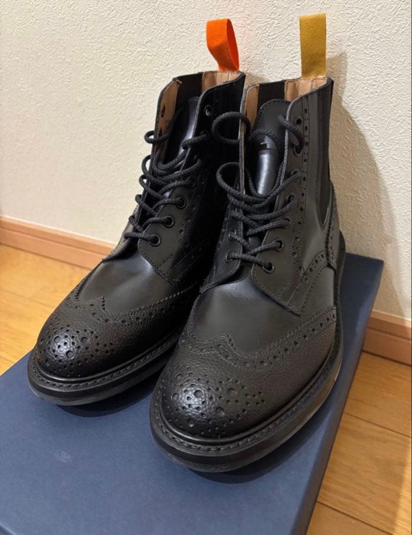 【新品・別注】トリッカーズ M7927 ELLIS カントリーブーツ 黒 箱付