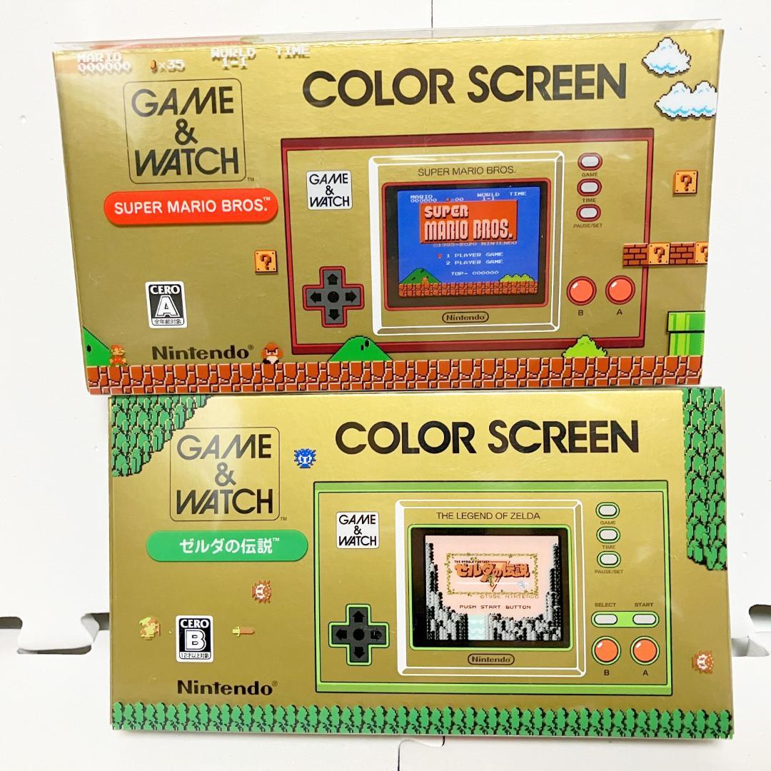 栄*様 【新品】ゲーム&ウオッチ スーパーマリオブラザーズ／ゼルダの伝説