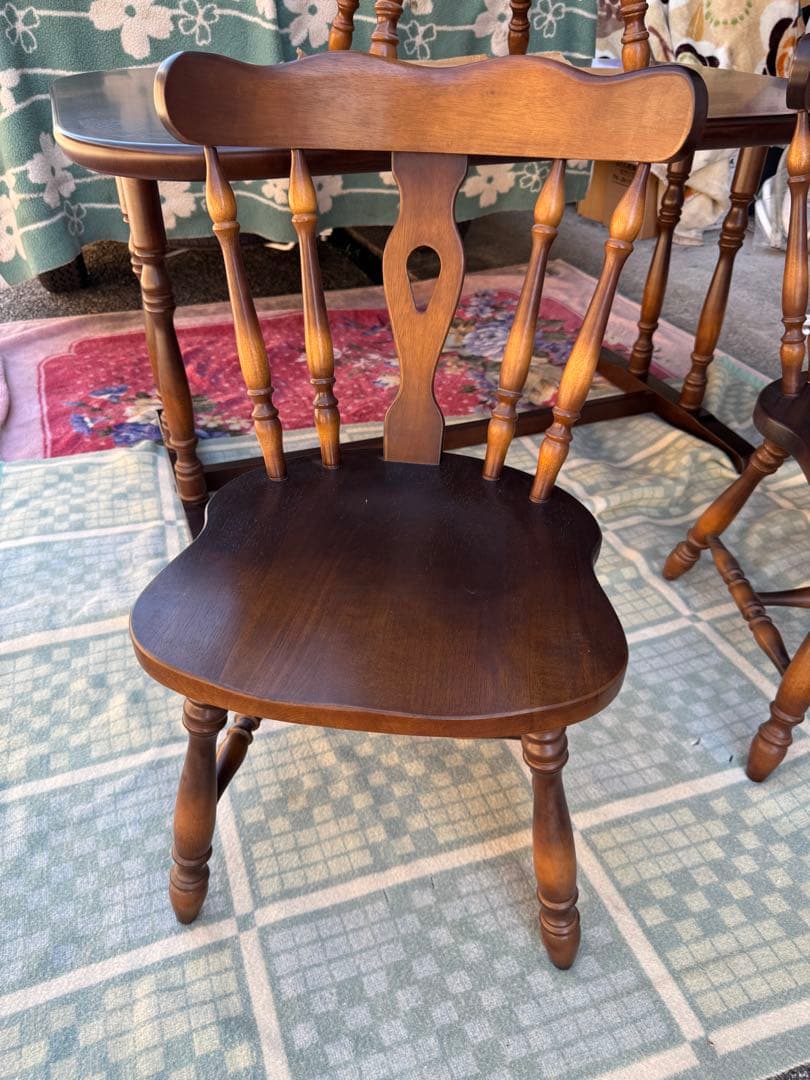 ラスト 【飛騨産業】キツツキ　ウィンザーチェア　ダイニングチェア　椅子