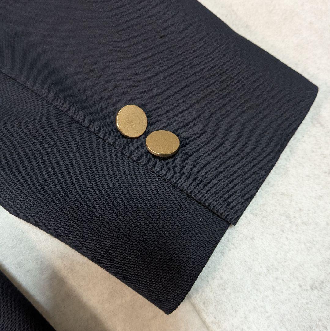 美品✨️ジェイプレス ストレッチダブルジャケット 金ボタン 紺ブレ 近年モデル