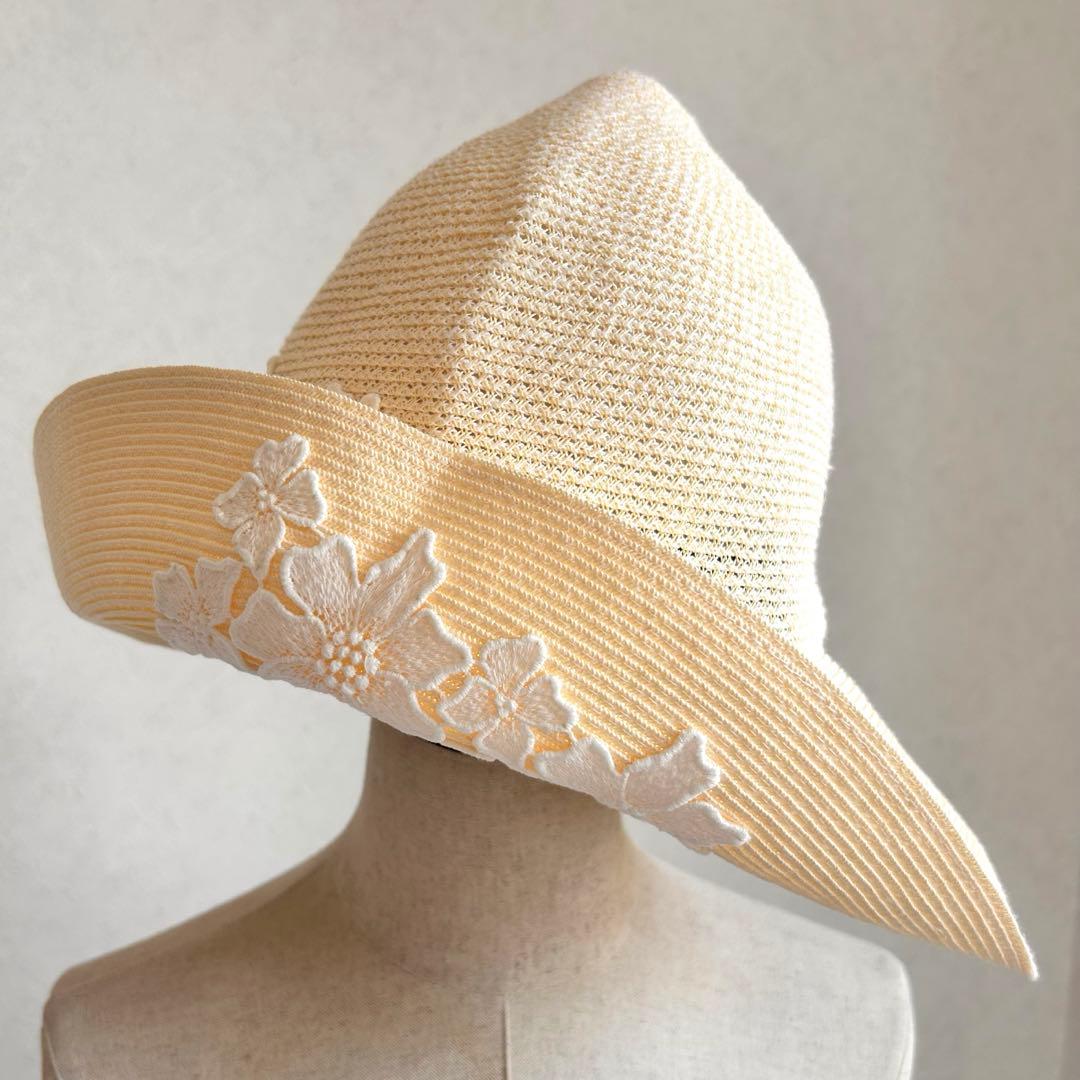希少！未使用品　Athena New York ハット　フラワー　レース
