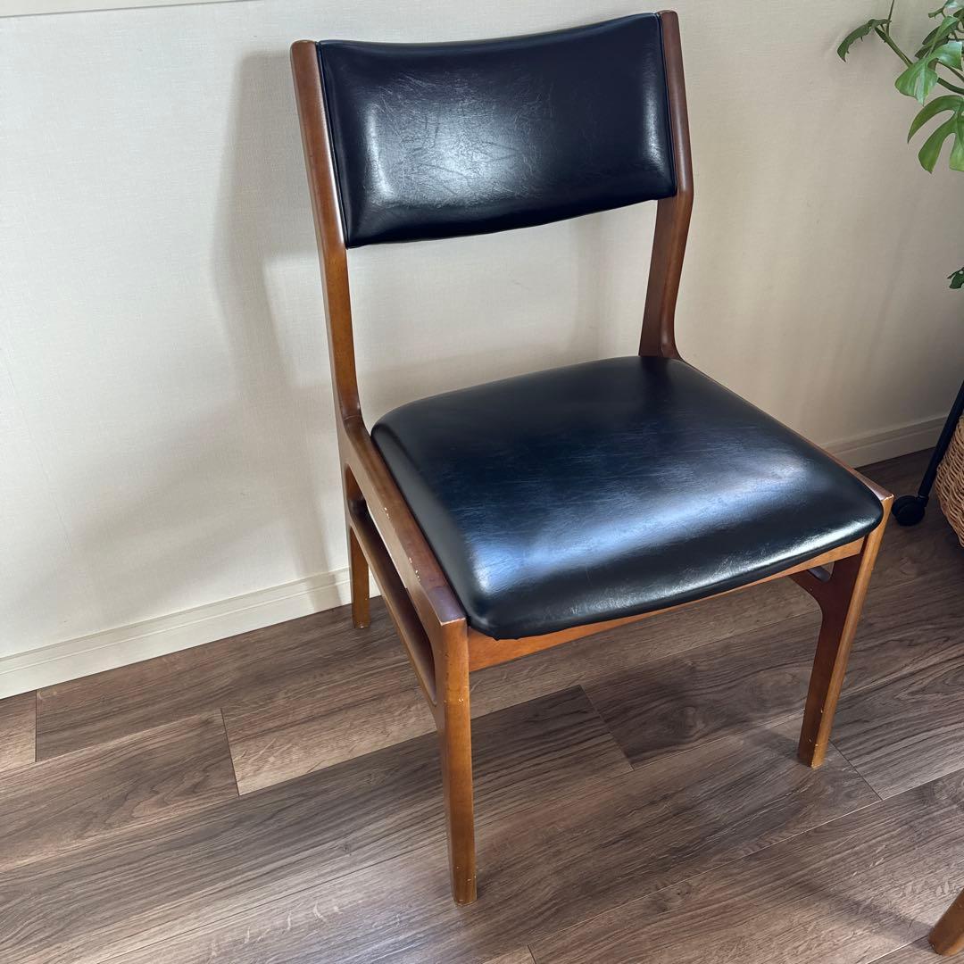 カリモク60アームレスダイニングチェア②