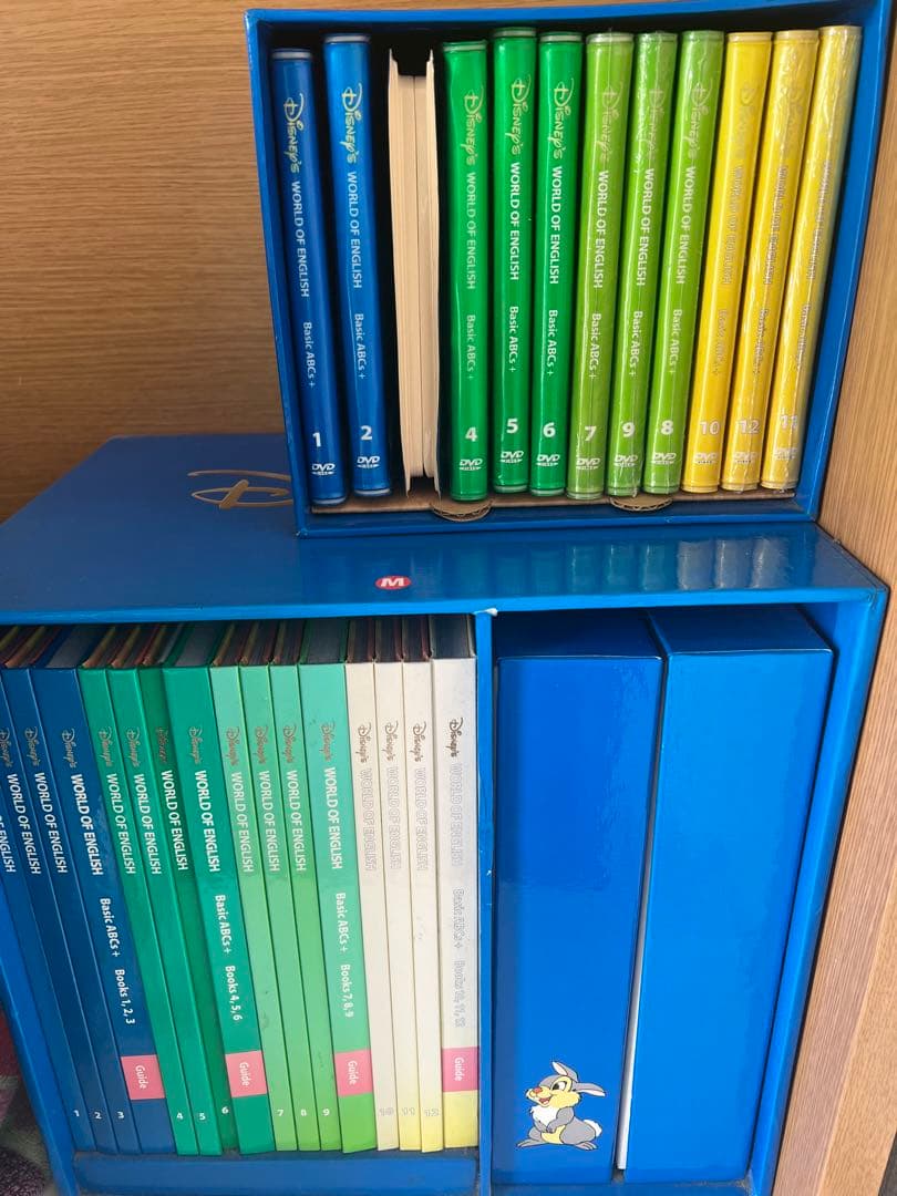 DWEディズニー英語システム シングアロングセット　本、CD，DVD