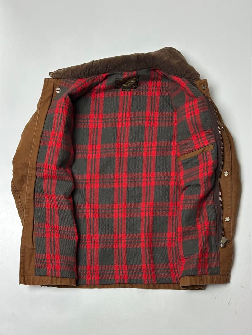 RADIALL ブラウン　カバーオール　コーデュロイ襟　Mサイズ