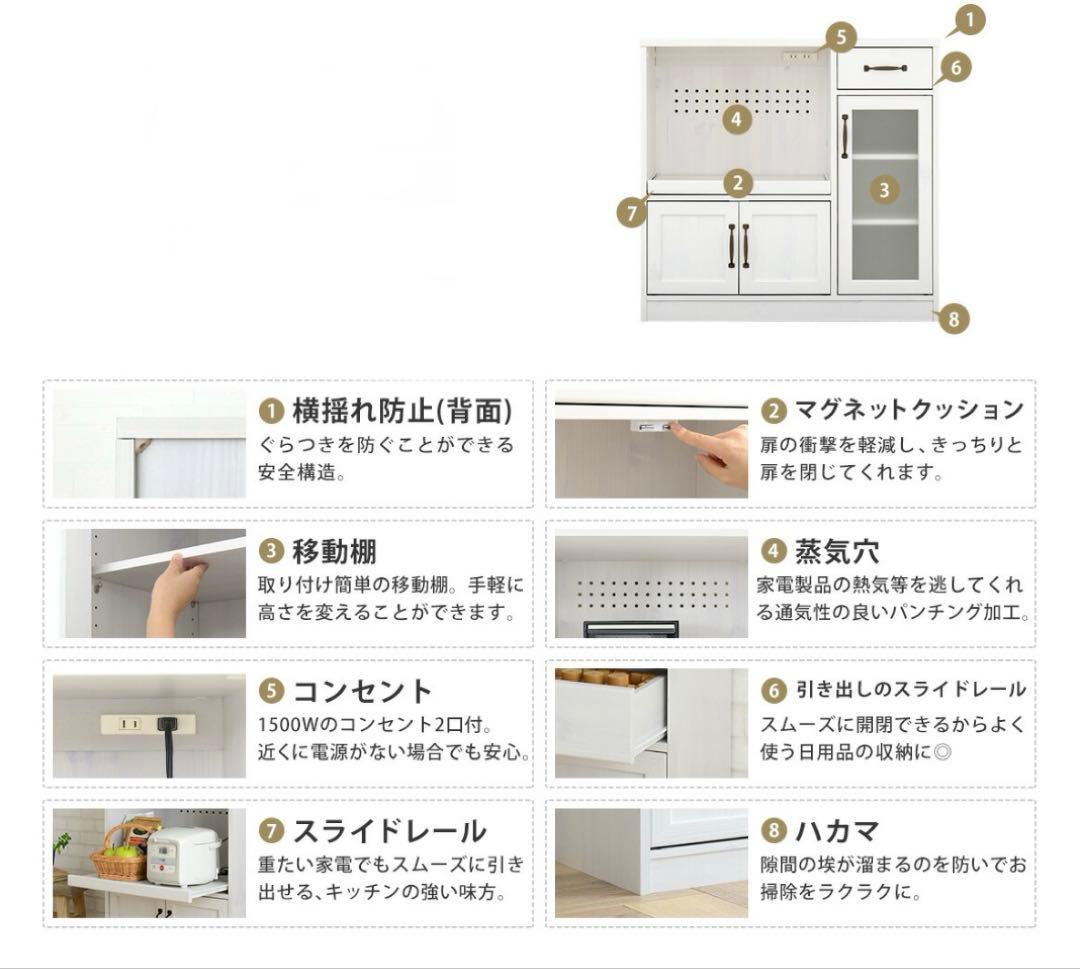 ◼️ぱーさん◼️ 佐藤産業 LUFFY キッチンカウンター レンジボード