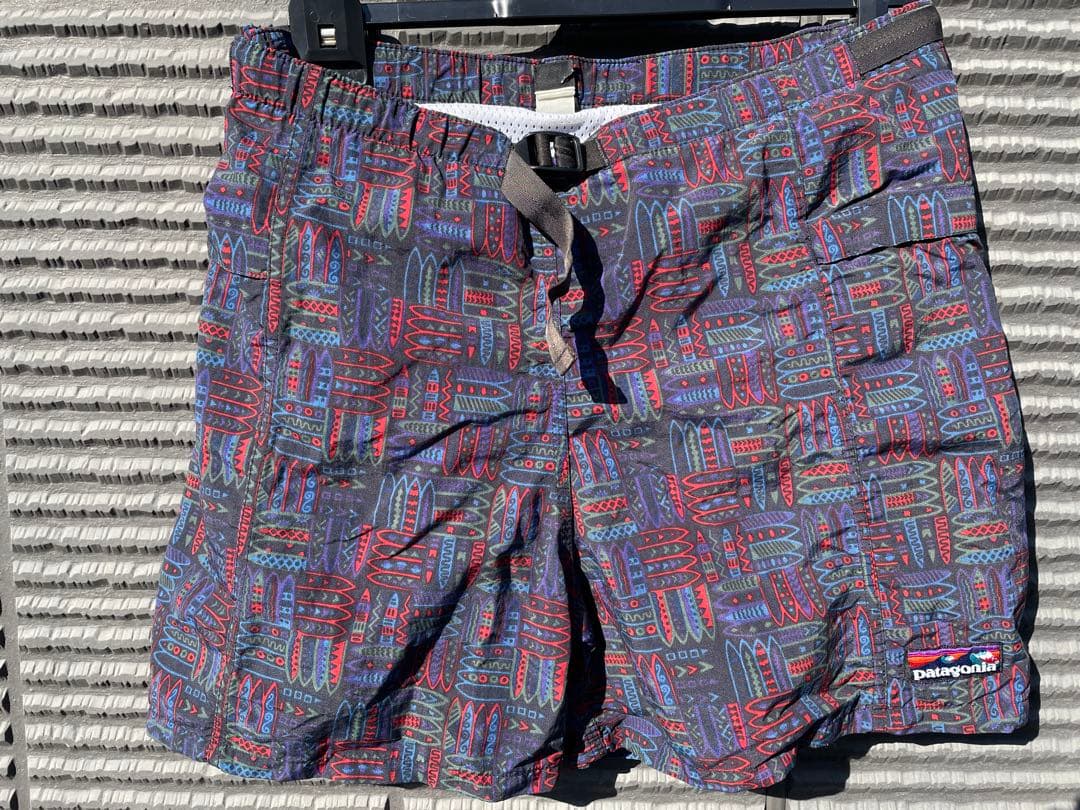 Patagonia 90'sヴィンテージ　波タグリバーショーツ　Mサイズ
