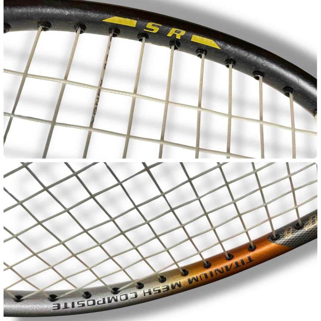 希少❗️YONEXヨネックスバドミントンラケット Ti Isometric SR